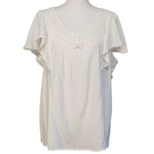 Kim Rogers White Shirt XL